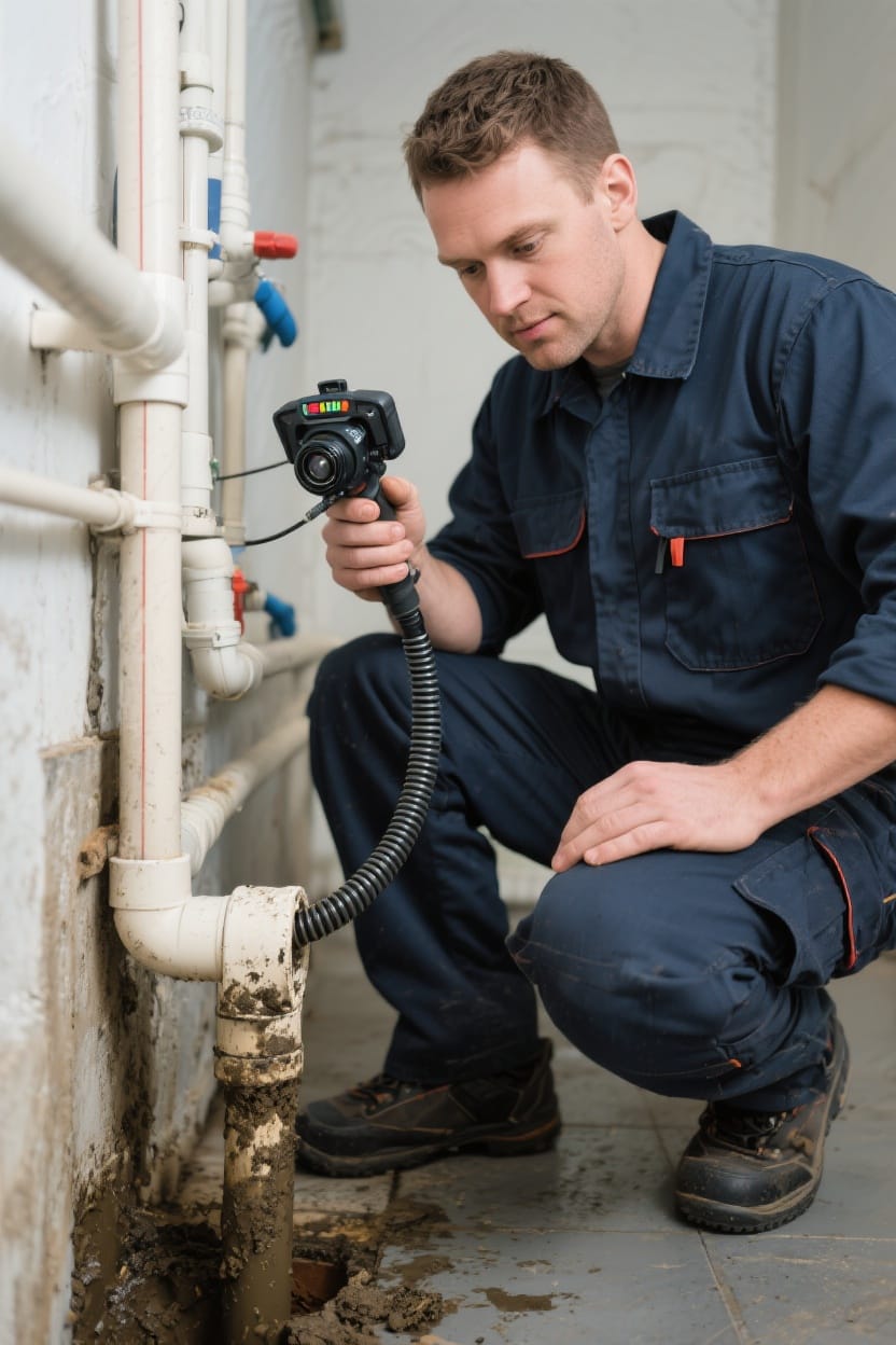 Coastal Drain Works Hi-Res Camera Inspection